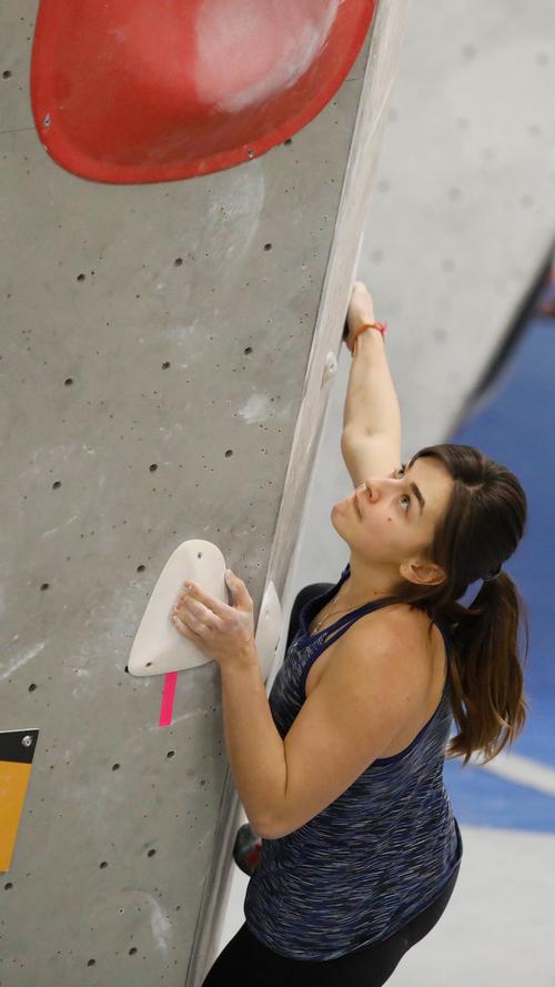 Hoch hinaus: Kletter-Nationalmannschaft trainiert in Nürnberger Boulderhalle