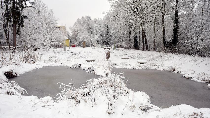 Wintermärchen im tief verschneiten Landkreis Fürth