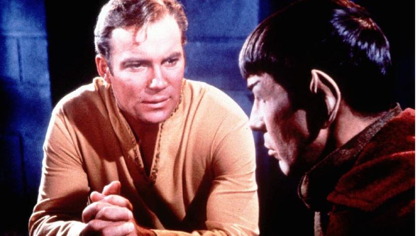 Bei "Raumschiff Enterprise" bis Mitte der 90er Jahre immer an Kirks Seite: der Vulkanier Mr. Spock, gespielt von Leonard Nimoy.