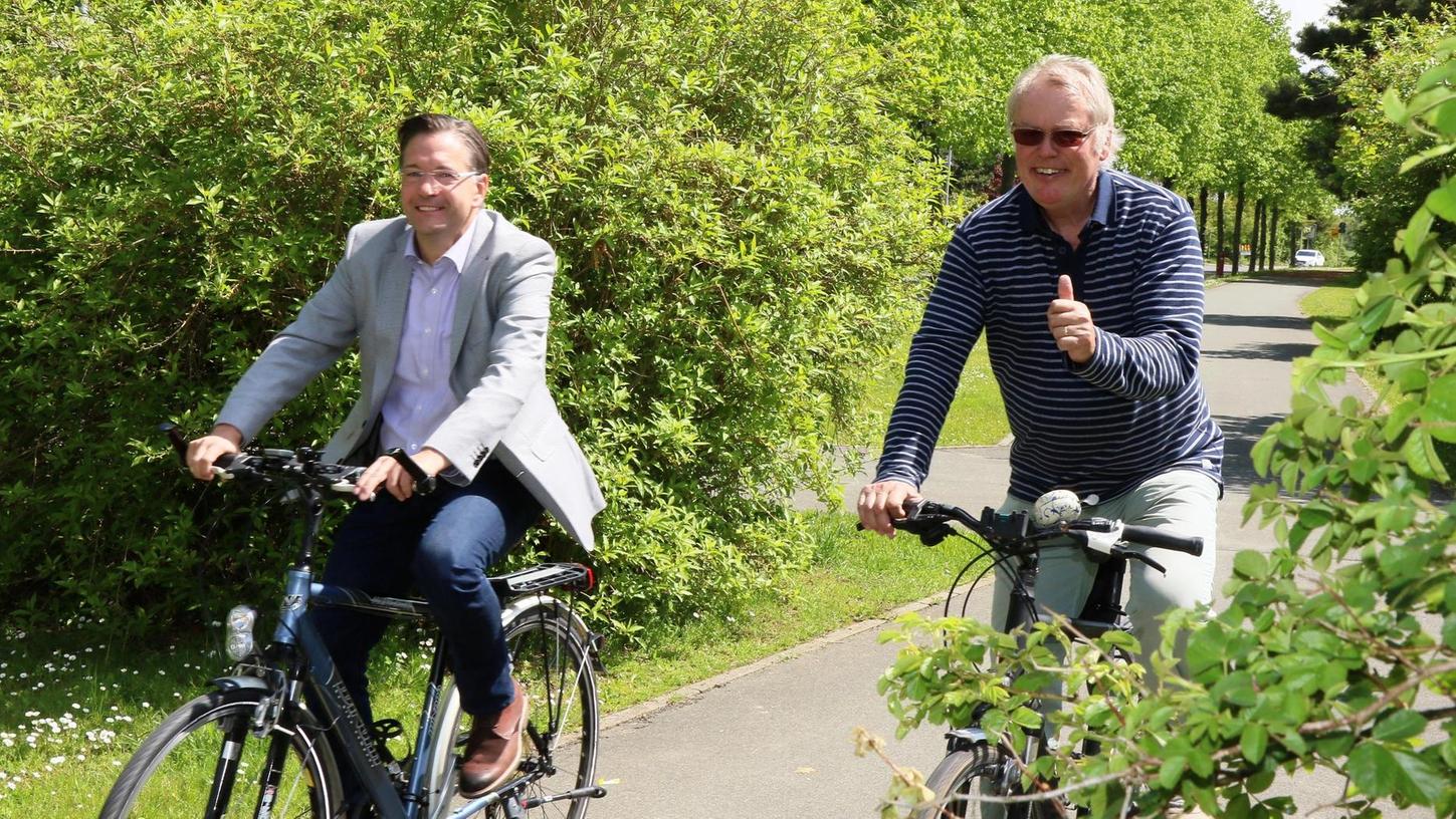 Adelsdorf kümmert sich um die Fahrradfahrer