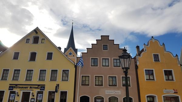 Fassaden wie gemalt.