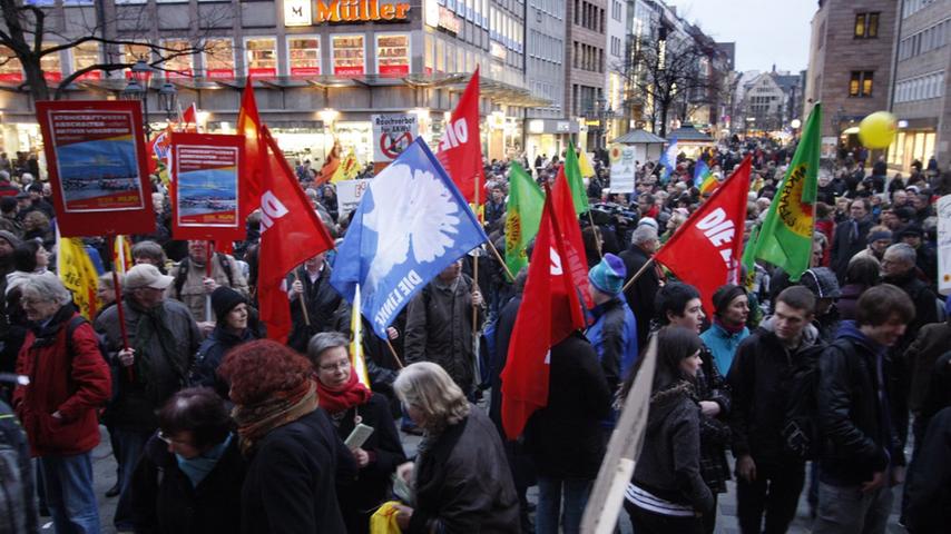 2000 Atomkraftgegner demonstrieren in Nürnberg