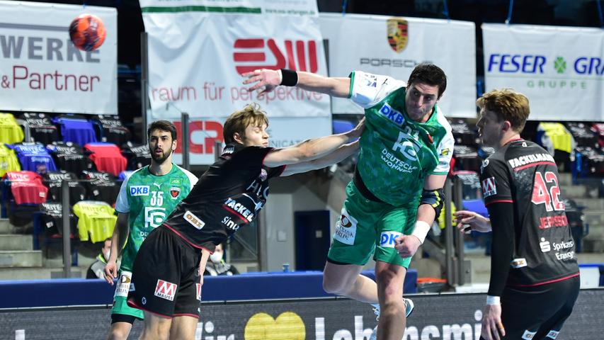 Endlich wieder Handball: HC Erlangen gewinnt gegen die Füchse Berlin