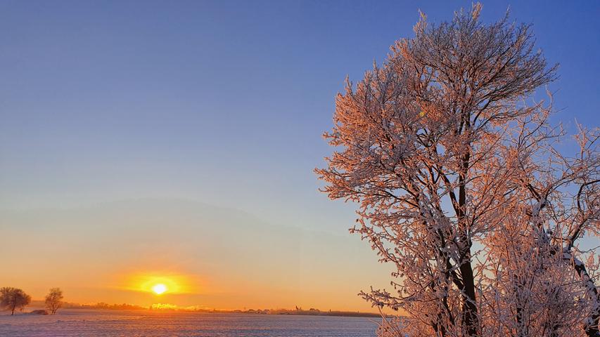 Sonne, Frost und Schnee: So schön ist der Winter in und um Fürth