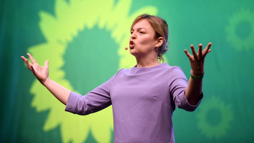 Für Katharina Schulze von den Grünen schlägt das Herz der Demokratie i Parlament. 