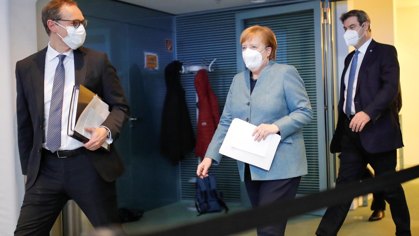 Spätestens am 3. März wollen die Ministerpräsidenten wieder mit Bundeskanzlerin Angela Merkel beraten. 