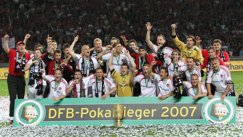 2007 gewinnt der FCN sensationell den DFB-Pokal.