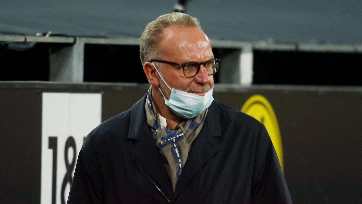 Auch für den Fußball ist die Pandemie schwer, sagt Karl-Heinz Rummenigge.