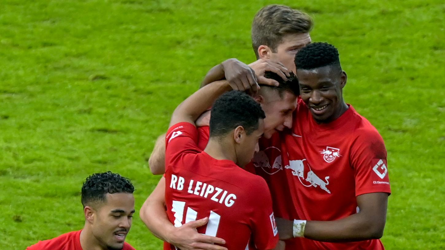 Leipzig macht den Bayern im Meisterschaftsrennen Druck.