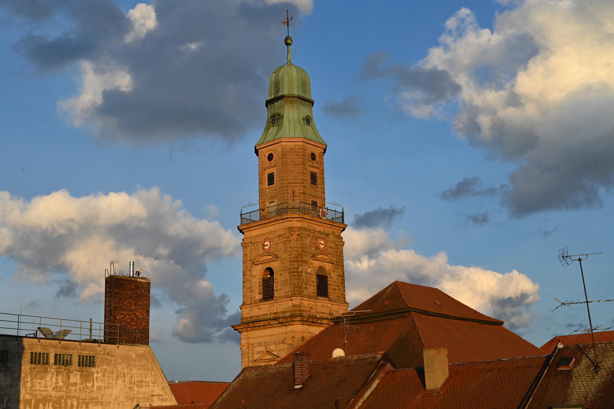 Hugenottenkirche Wolken Stimmung