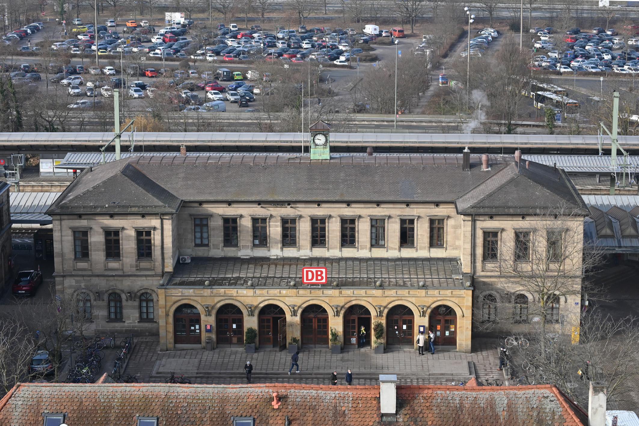 Der Erlanger Hauptbahnhof