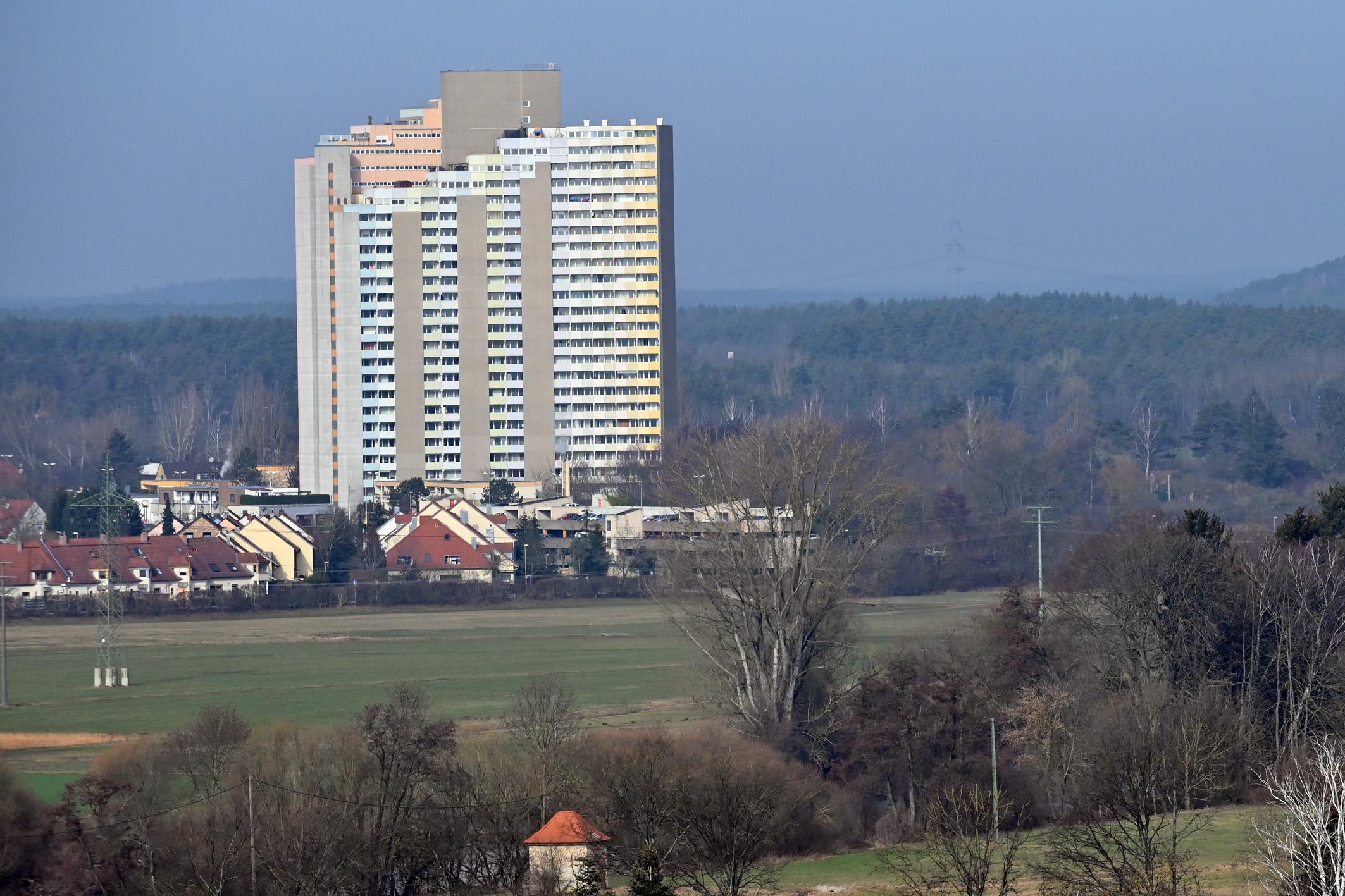 Auch ein Erlanger Wahrzeichen: Der Lange Johann.