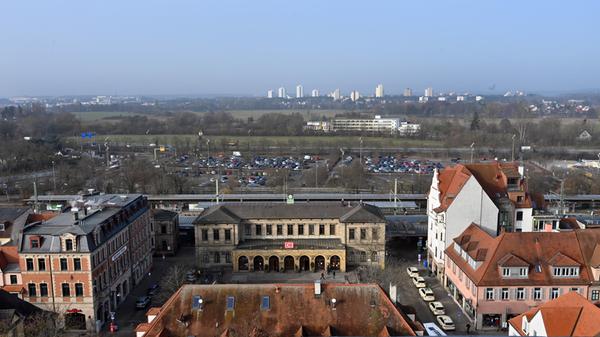 Der Erlanger Hauptbahnhof.