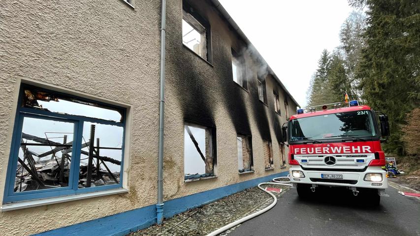 Fabrik stand in Flammen: Eine Million Euro Schaden