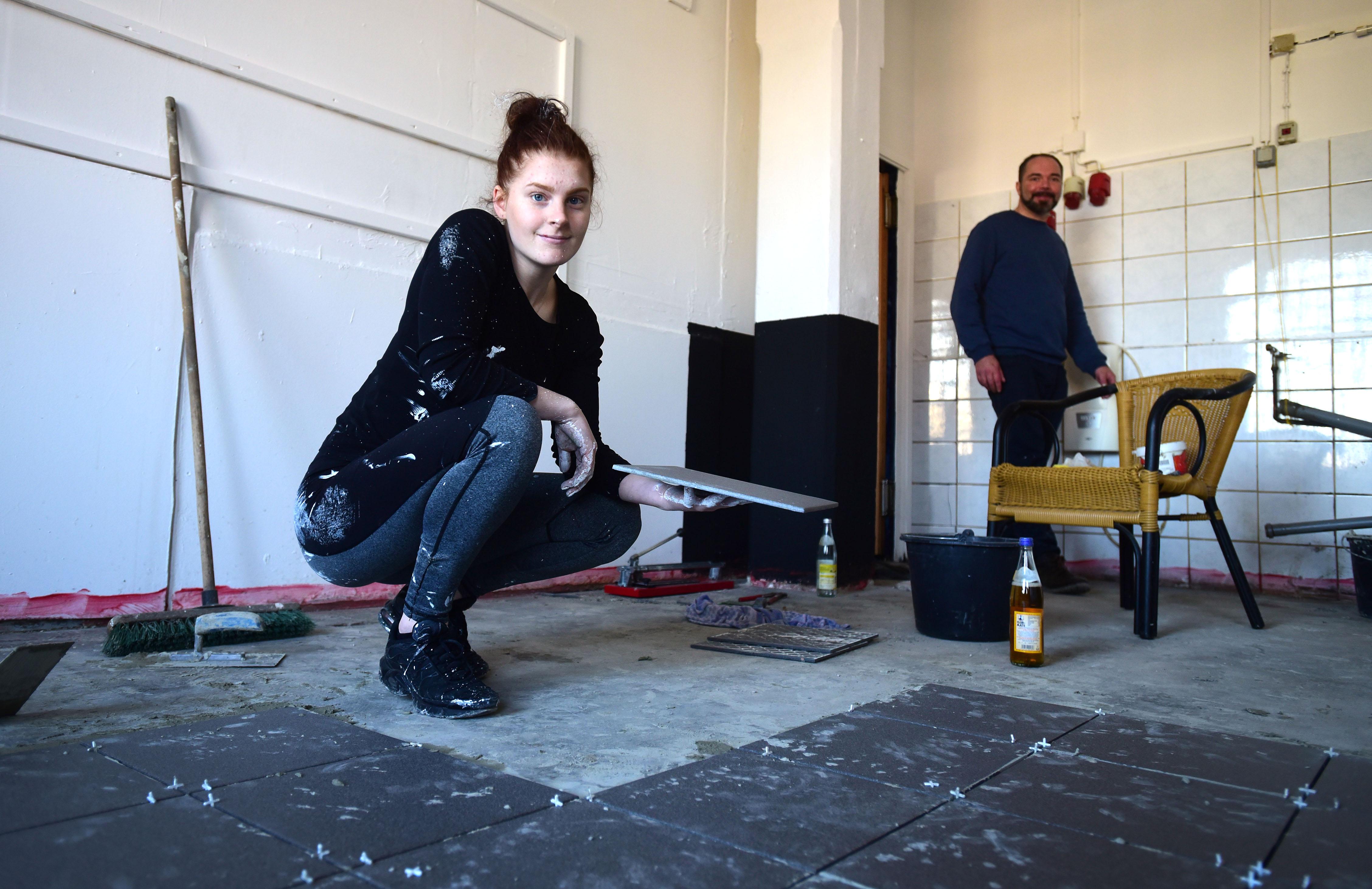 Unterdessen wurde  die Zwangspause im Inneren für Renovierungen genutzt.