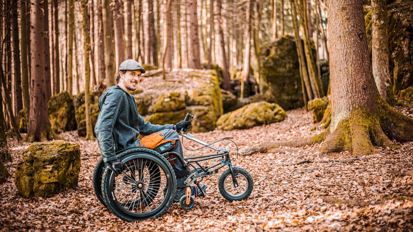 "Menschen im Rollstuhl haben in der bayerischen Natur nicht die gleichen Rechte wie Fußgänger", sagt Dom Herrmann aus Trainmeusel.