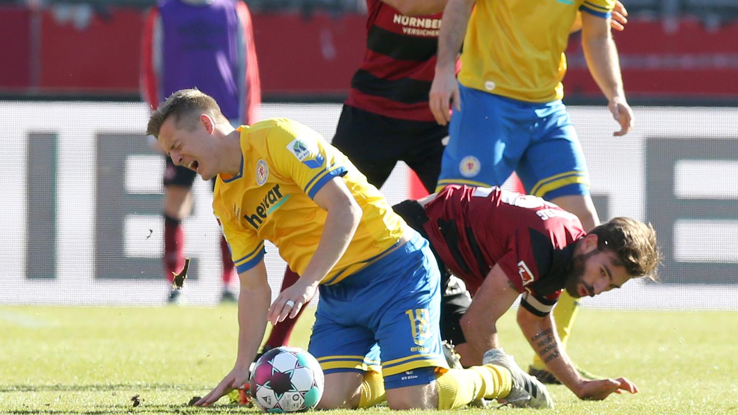 Fußball? War das am Sonntagnachmittag eher selten beim 0:0 im Zweitligaspiel zwischen dem 1. FC Nürnberg und Eintracht Braunschweig.