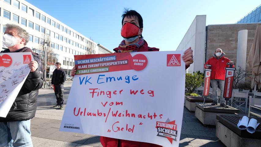 Protestkundgebung in Nürnberg: Metaller sind zum Streik bereit
