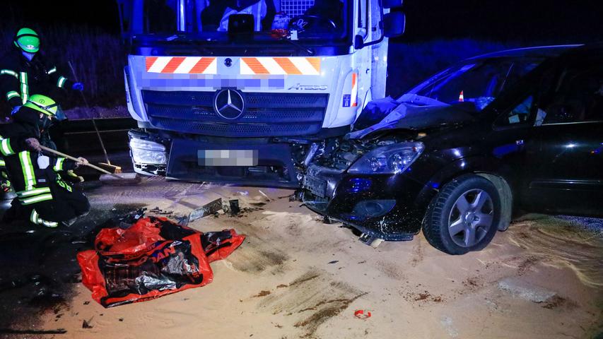 A3 bei Erlangen: Fünf Verletzte bei Unfall im Baustellenbereich