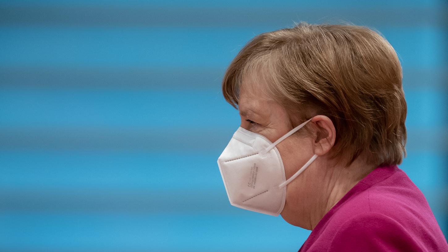 Angela Merkel möchte eine Notbremse für Lockerungen einführen. Angela Merkel möchte eine Notbremse für Lockerungen einführen.