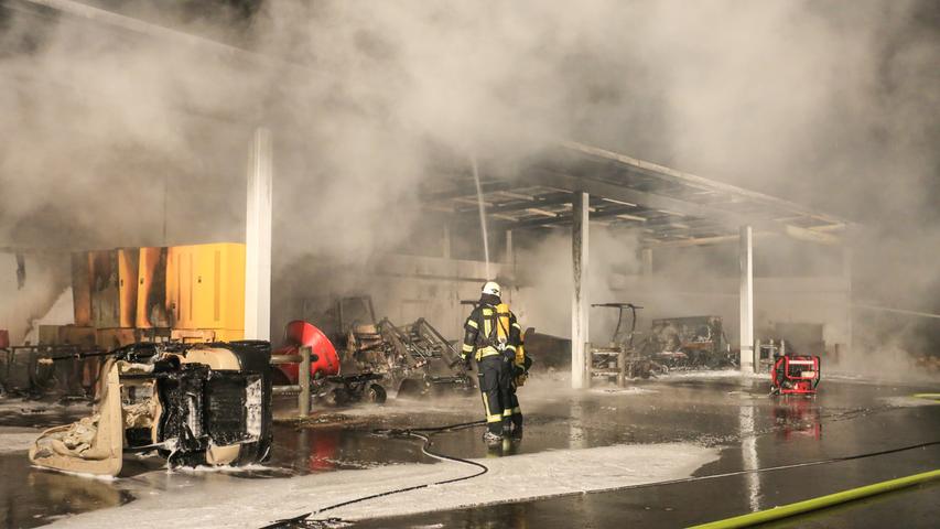 Feuer in Golfclub bei Bamberg: 300.000 Euro Schaden