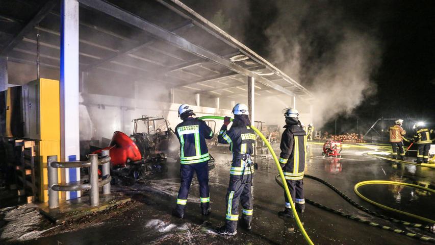 Feuer in Golfclub bei Bamberg: 300.000 Euro Schaden