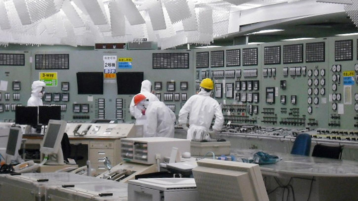 Vor zehn Jahren nahm die Katastrophe ihren Lauf: Blick in den Kontrollraum des Atomreaktors in Fukushima.