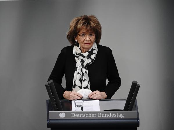 IKG-Präsidentin Charlotte Knobloch hielt Ende Januar im Deutschen Bundestag eine Rede anlässlich der Gedenkstunde für die Opfer des Nationalsozialismus. 