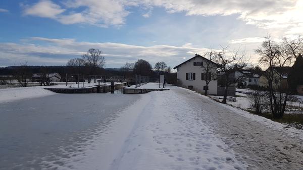 Der Kanal in der Oberpfalz.