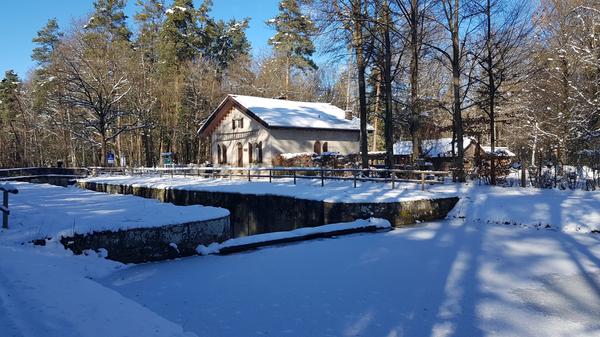 Birgit Hoffmanns schönes Haus an der Schleuse.