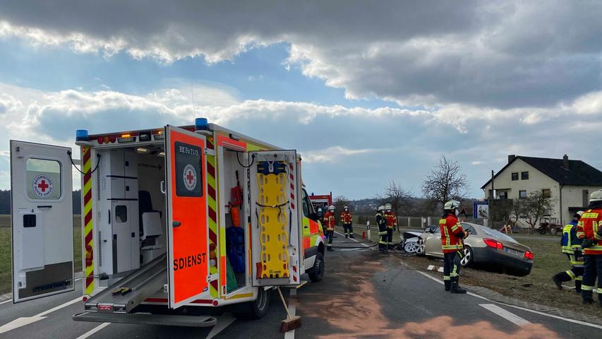 Zwei Schwerverletzte bei Unfall im Landkreis Forchheim