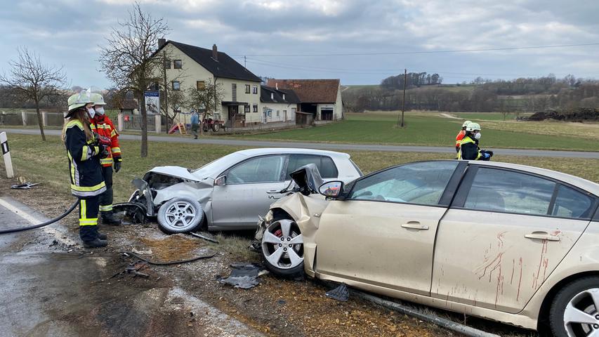 Zwei Schwerverletzte bei Unfall im Landkreis Forchheim