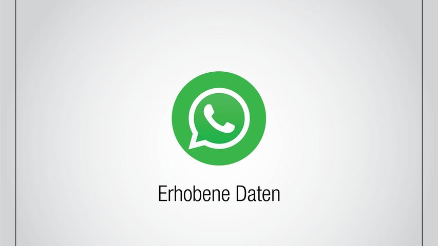 Tatsächlich erhebt und speichert das Unternehmen allerlei Daten von uns: die eigene Telefonnummer, den gewählten Namen, Geburtstag, Profilbild, Status - eigentlich alles, was man bei der Installation, teilweise freiwillig, angibt. Doch das ist nicht alles. WhatsApp weiß auch, wann, wie lange und wie oft wir den Dienst nutzen, wie viele Kontakte wir dort haben, welches Smartphone wir nutzen, wie hoch unser Akkustand oder wie gut unsere Signalstärke ist. Zudem gewähren die Nutzer dem Dienst meist auch den Zugriff auf die Kamera, das Mikrophon oder den Standort und geben dem Unternehmen damit weitere Informationen. Um die App sinnvoll nutzen zu können, müssen User auch den Zugriff auf die im Handy gespeicherten Telefonnummern erlauben. Tatsächlich erhebt und speichert das Unternehmen allerlei Daten von uns: die eigene Telefonnummer, den gewählten Namen, Geburtstag, Profilbild, Status - eigentlich alles, was man bei der Installation, teilweise freiwillig, angibt. Doch das ist nicht alles. WhatsApp weiß auch, wann, wie lange und wie oft wir den Dienst nutzen, wie viele Kontakte wir dort haben, welches Smartphone wir nutzen, wie hoch unser Akkustand oder wie gut unsere Signalstärke ist. Zudem gewähren die Nutzer dem Dienst meist auch den Zugriff auf die Kamera, das Mikrophon oder den Standort und geben dem Unternehmen damit weitere Informationen. Um die App sinnvoll nutzen zu können, müssen User auch den Zugriff auf die im Handy gespeicherten Telefonnummern erlauben.