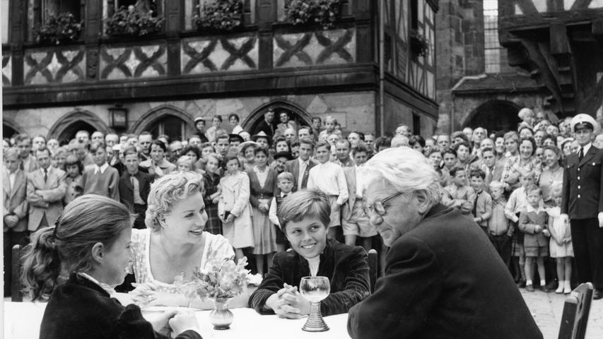 Der fröhliche Wanderer: Als der Heimatfilm 1955 um Forchheim gedreht wurde