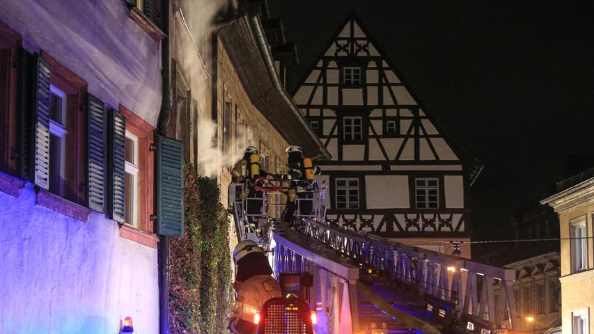 Brand in der Bamberger Altstadt: 69-Jährige tot geborgen