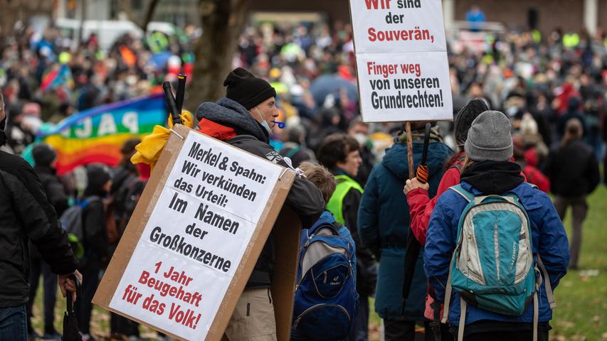 Trotz Verbote: Corona-Demos in Deutschland