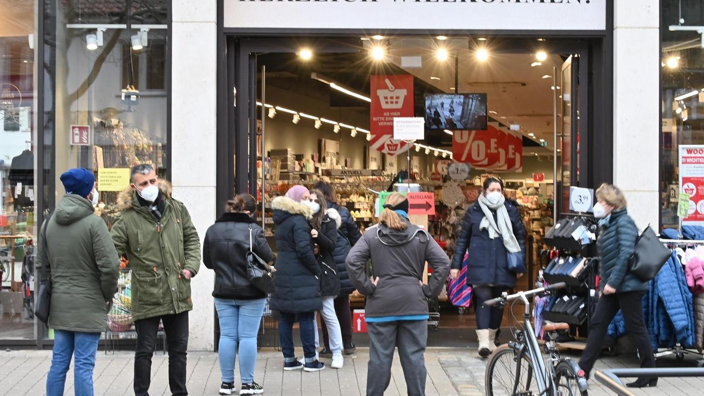 Inzidenzwert über 50: Shoppen in Erlangen nur mit Anmeldung