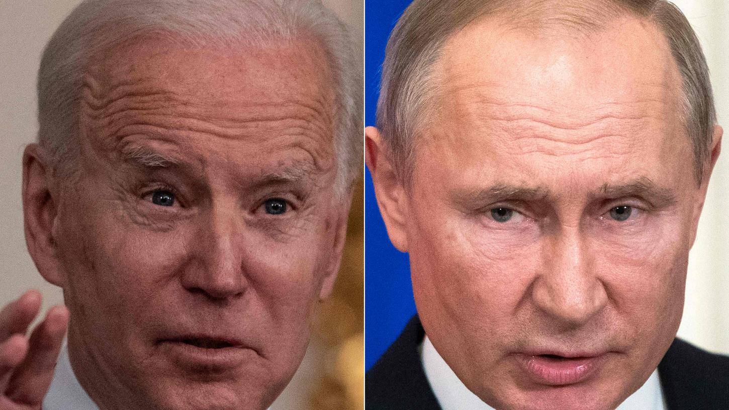 Ob Russlands Präsident Wladimir Putin ein "Killer" sei, wurde Joe Biden gefragt. Die Antwort des US-Präsidenten war eindeutig.