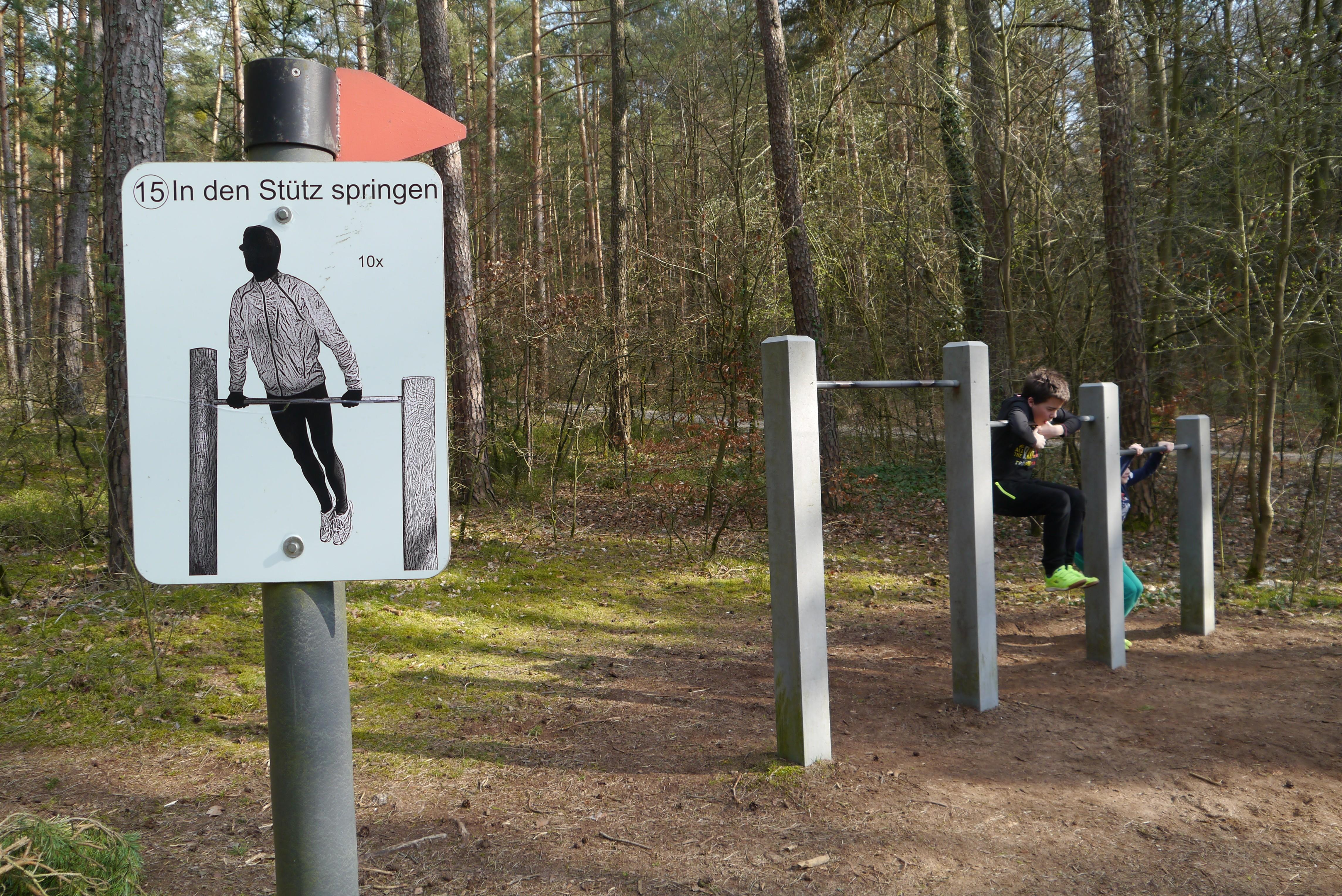 Seit über 40 Jahren wird der Trimm-dich-Pfad im Stadtteil Wolfstein rege genutzt.