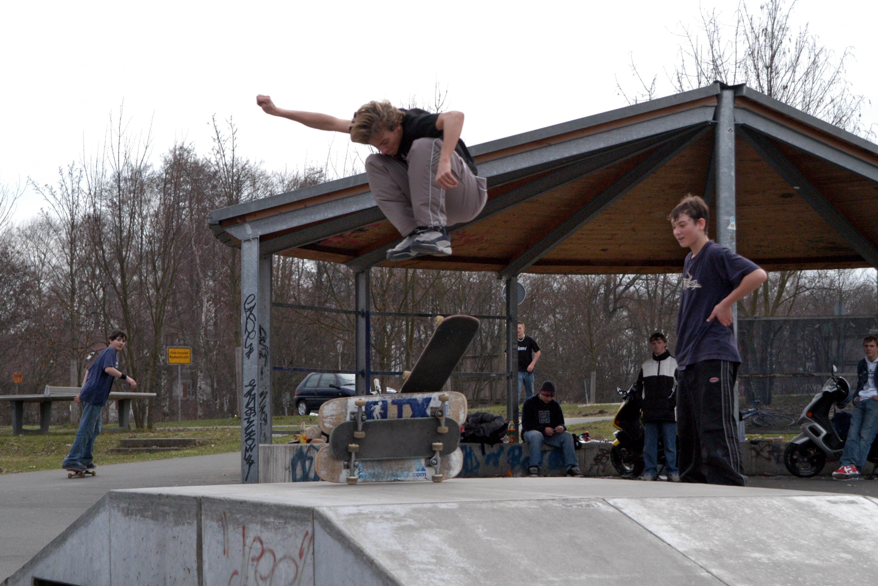 Ebenso wie der Skater-Park in der Altdorfer Straße.