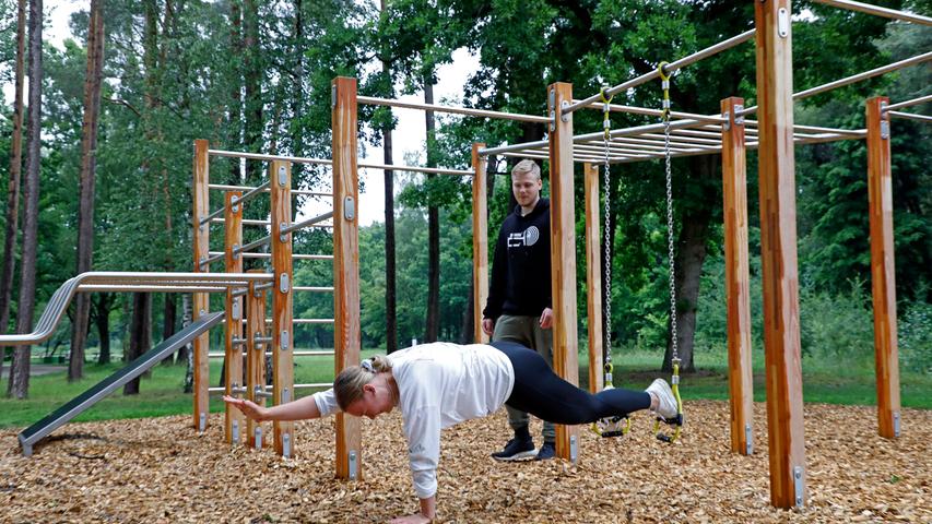Fitnessparcours und mehr: Hier können Sie in Erlangen und Umgebung im Freien trainieren