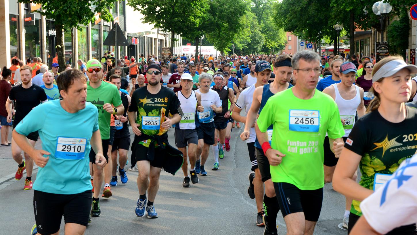 Ein dichtes Läuferfeld beim Metropolmarathon: Wann werden wir wieder Bilder wie dieses sehen können?