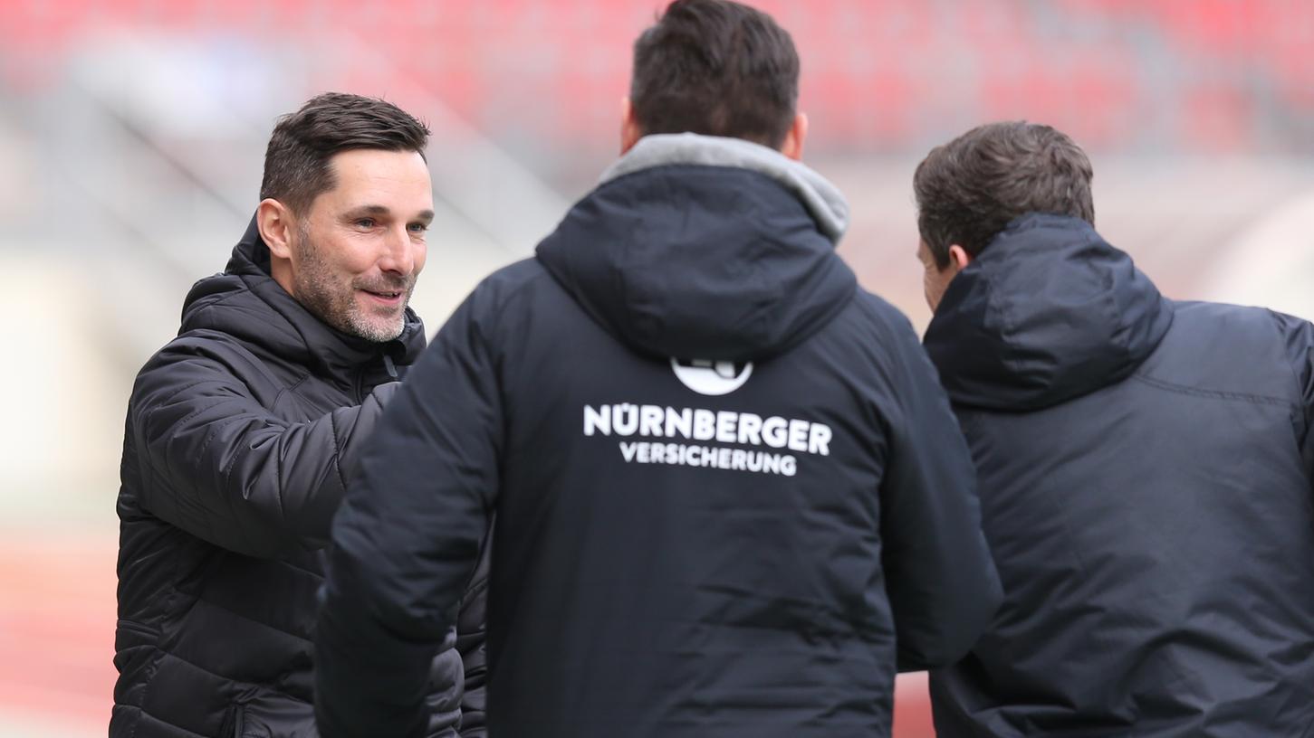 Stefan Leitl erwartet ein intensives Derby und hofft, dass seine Mannschaft das ebenfalls sehr intensive Spiel gegen Regensburg gut verkraftet hat.