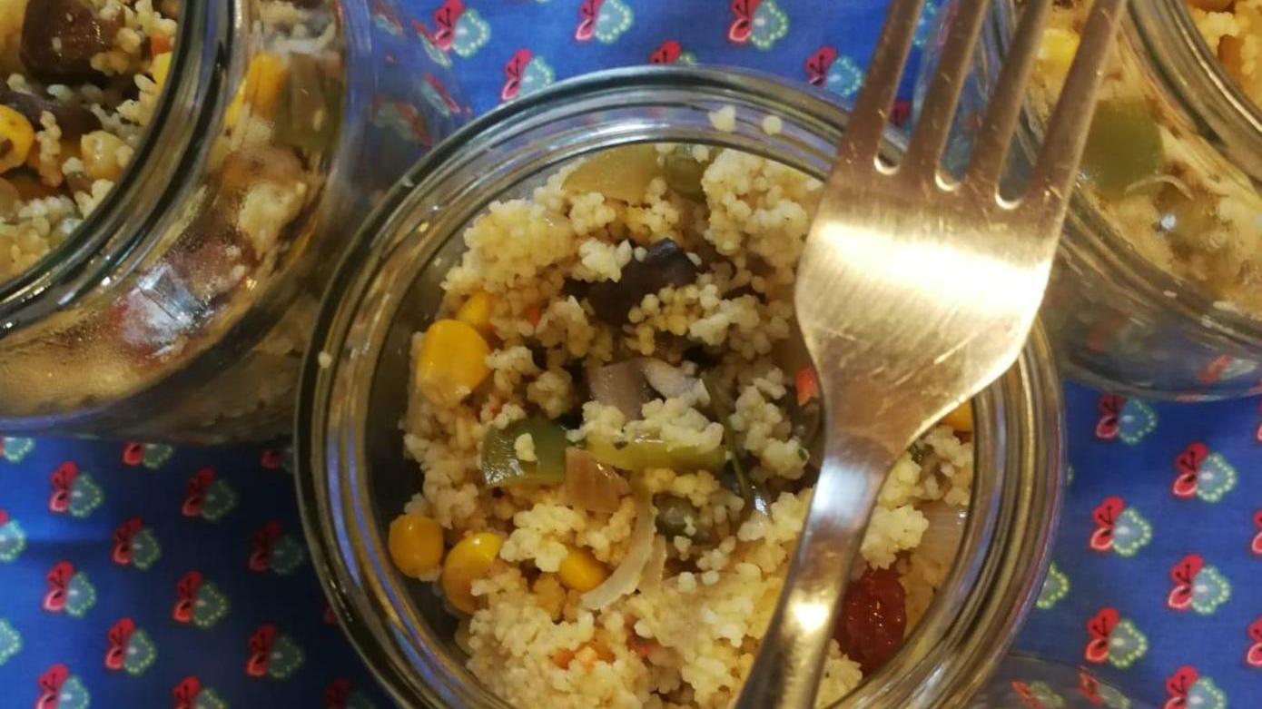Leckeres Rezept: Couscous-Salat mit Grillgemüse