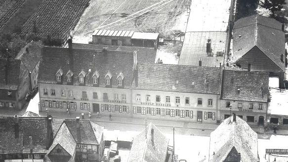 Foto aus Gründerzeiten: Die ehemalige Firmenzentrale von Puma an der Würzburger Straße. 