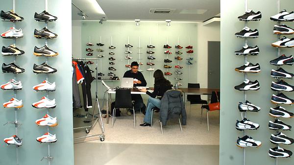 Im neuen Puma-Verwaltungsgebäude in Herzogenaurach sah es 2005 so aus.