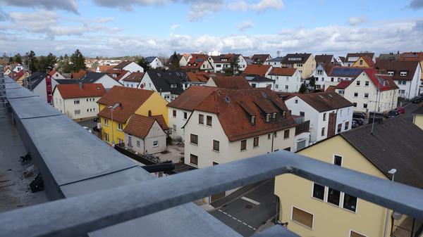 Blick nach Nordwesten über Herzogenaurach.