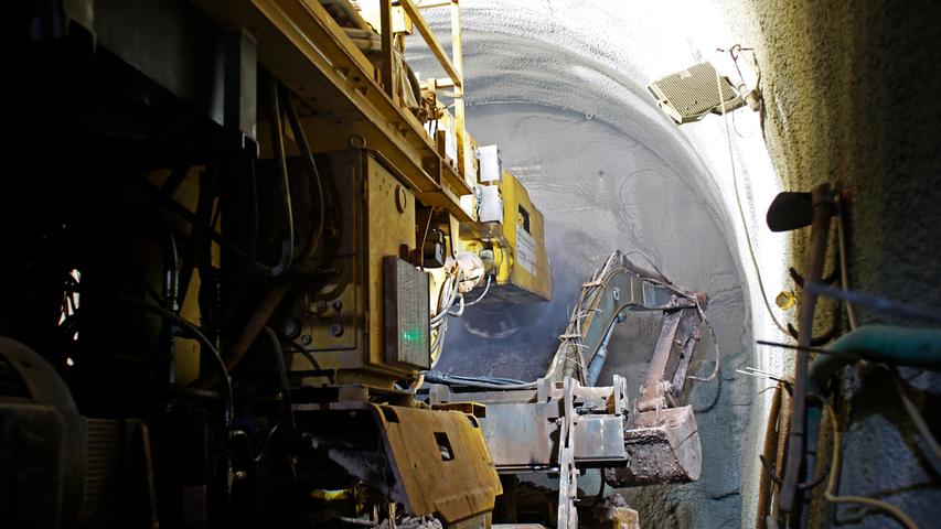 Nürnberg: So fräsen Bergleute Tunnel unter Main-Donau-Kanal hindurch