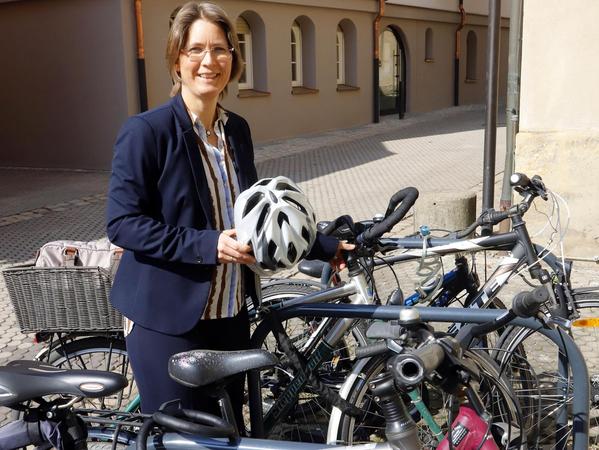 Ein neuer Teppich und Weg für Fahrradfahrer in Forchheim