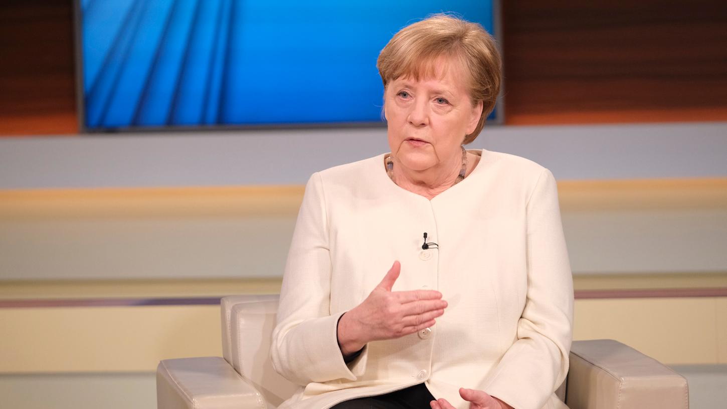 Drängt zu schärferen Maßnahmen: Angela Merkel bei Anne Will.